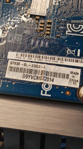Tarjeta gráfica Asus GT 630 en perfecto estado.