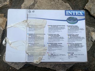 Cobertor Piscina Intex Ø366 cm.