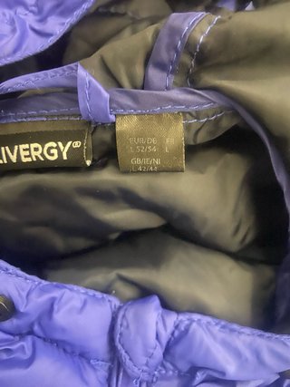 Chaqueta ligera azul hombre
