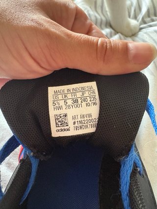 Zapatillas Adidas Azul y Rojo