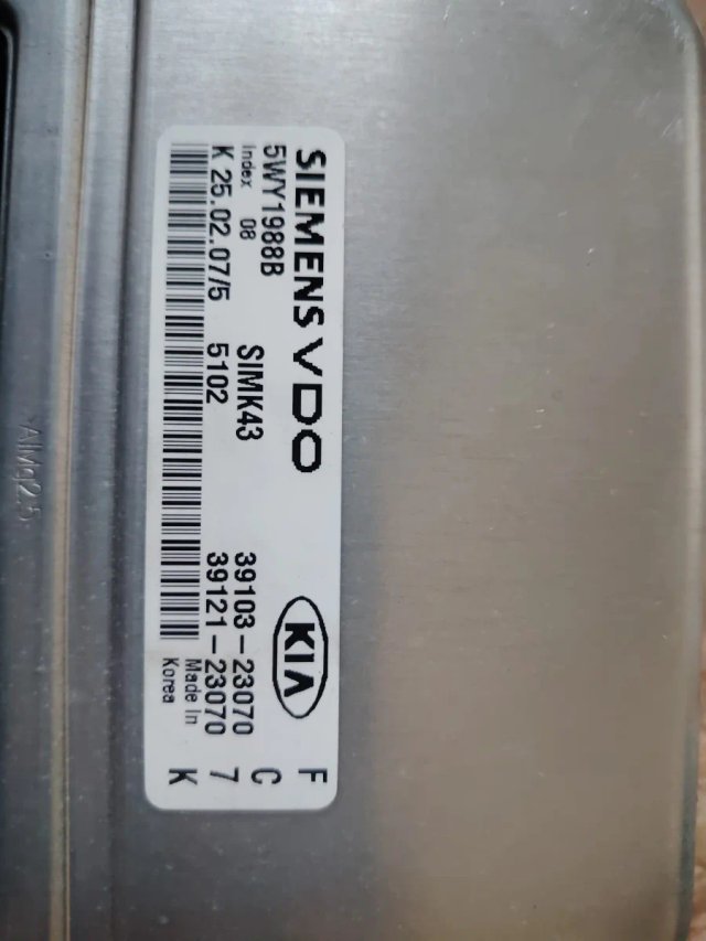 Centralita Motor Kia Siemens VDO SIMK43