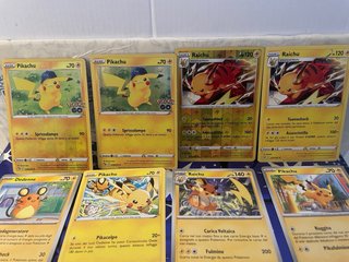 Lotto 13 carte Pokemon Pikachu e Raichu