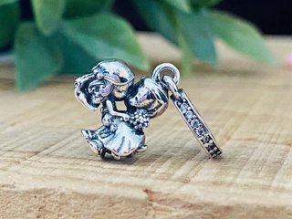 Charm Novios Boda Matrimonio - Plata