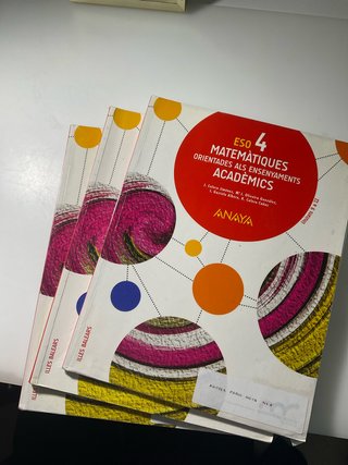 Libro de matemáticas
