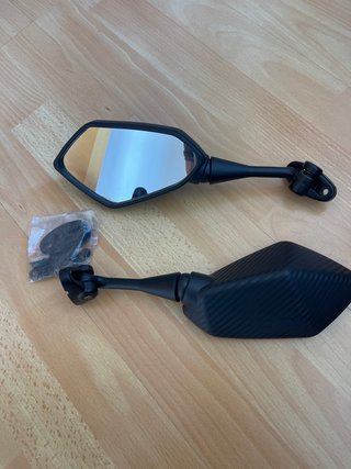Espejos Retrovisores Moto Negros