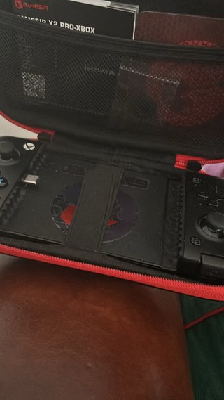 Controlador de juego móvil negro