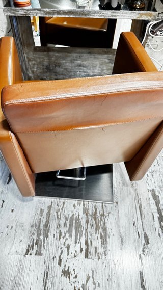 Sillon piel peluqueria