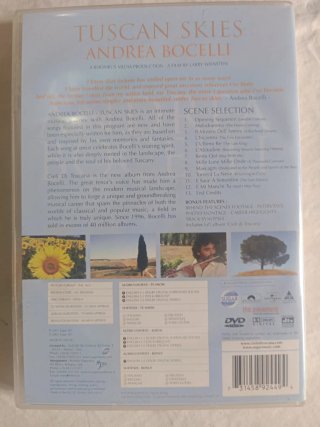 DVD Andrea Bocelli Cieli di Toscana