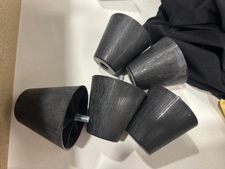 Sofá Chaiselongue Polipiel Negro Ikea