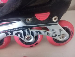 Patines en línea rosas para niños