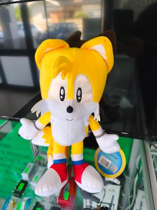 Peluche Tails Sonic Clássico 32cm