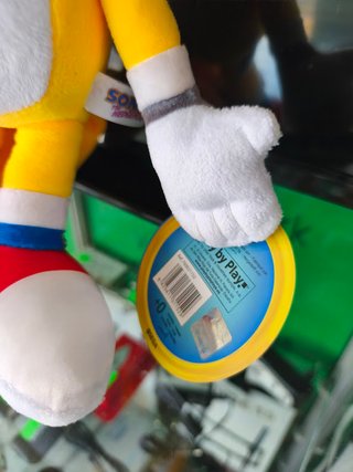 Peluche Tails Sonic Clássico 32cm