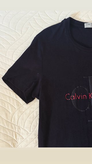 Camiseta Calvin Klein negra hombre talla S