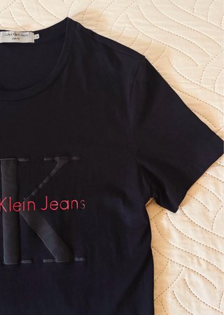 Camiseta Calvin Klein negra hombre talla S