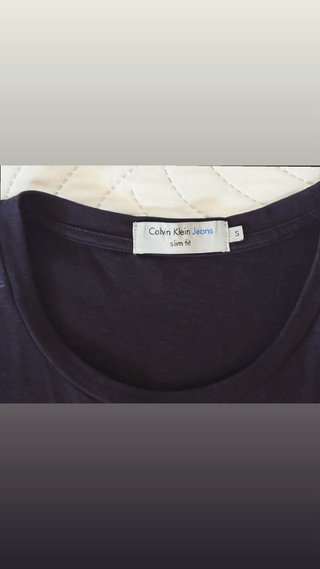 Camiseta Calvin Klein negra hombre talla S