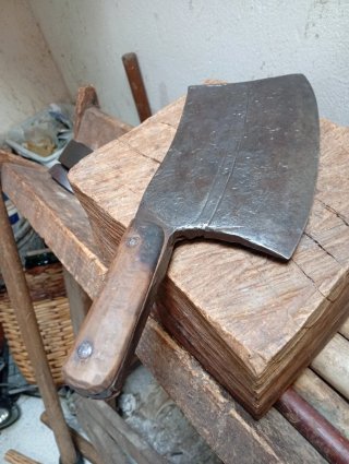 Gran Utensilio de Matarife muy antiguo de forja