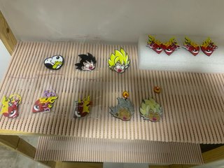 Pendientes Corazón Llamas Acrílico