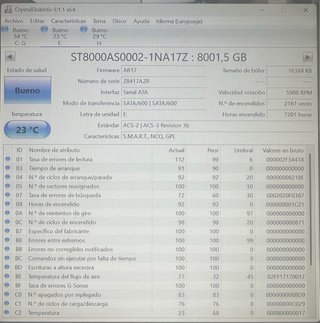 Discos Duros Seagate Archive 8TB SATA