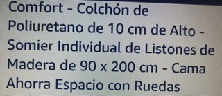 2 Camas Plegables Nuevas con Colchón