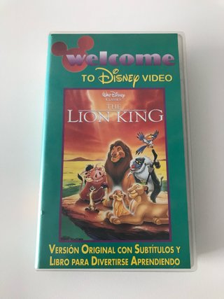 El Rey León VHS (Versión Original)