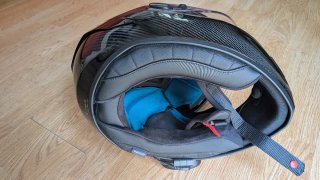 SHARK SPARTAN RS CARBON 1.3 M + Intercom Ridekont