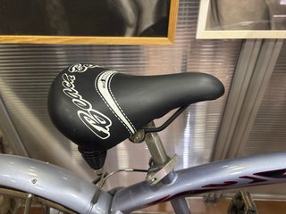 Bicicleta Paseo azul Plata con Cesta