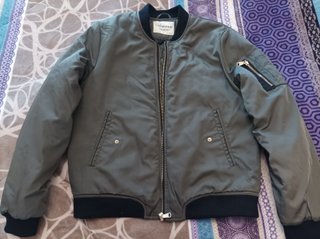 Cazadora Bomber Verde Talla L Unisex