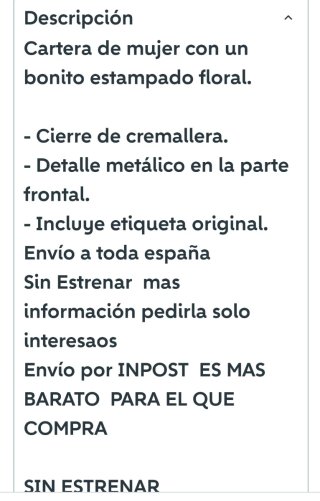 Cartera Paco Martinez sin estrenar con etiqueta