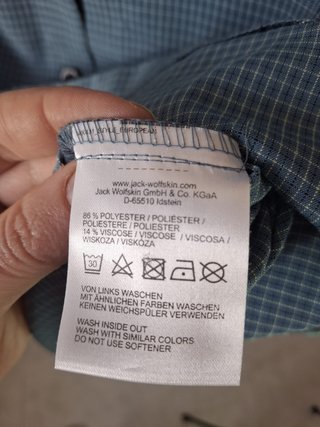 Camisa sin mangas Jack Wolfskin azul