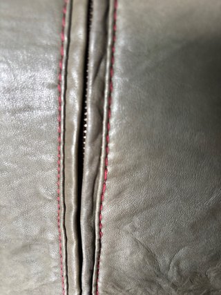 Chaqueta de piel forrada
