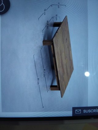 Mesa de centro de madera
