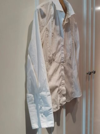 Camisa blanca Massimo Dutti mujer