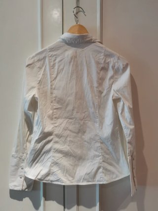 Camisa blanca Massimo Dutti mujer