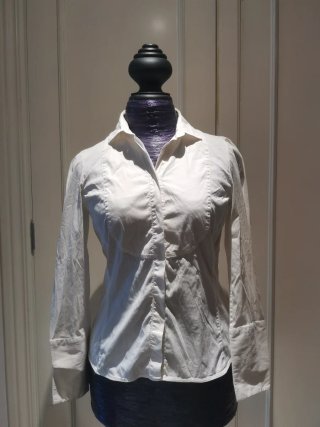 Camisa blanca Massimo Dutti mujer