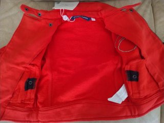 Giacca Biker Original Marines Rossa Bambino