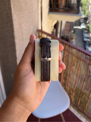 Reloj Philipe Biguet Cuadrado Marrón/Plata