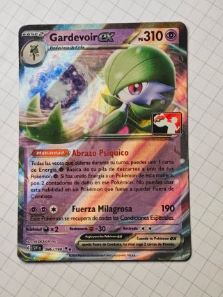 Carta Pokémon Gardevoir EX 086/198