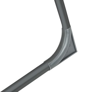 Set 2 sillas, plegables de aluminio y ajustable, antracita