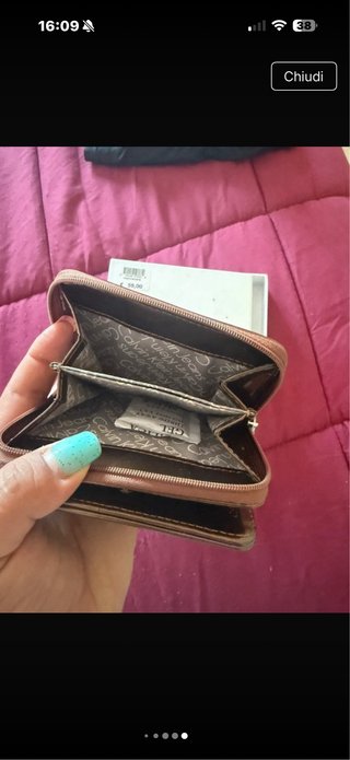 Portafoglio Calvin Klein marrone