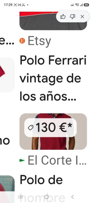 Polo Ferrari Niño Talla L