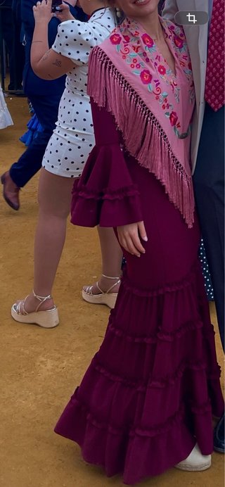 Traje Flamenca Morado