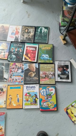 Lote Películas DVD Acción, Animación y Familia