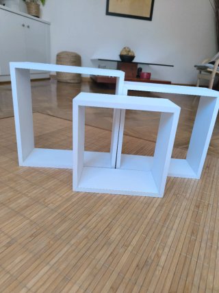 Estantería Cubo Blanca Modular