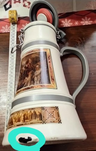 Grande boccale da birra da collezione 35 cm