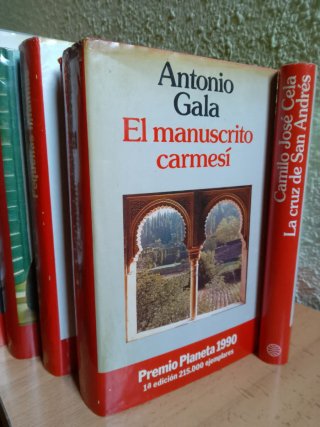 Lote libros novelas Premio Planeta (Cela, Gala...)