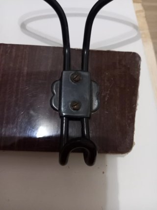 Appendiabiti vintage legno e metallo