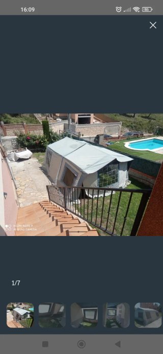 Remolque tienda de campaña