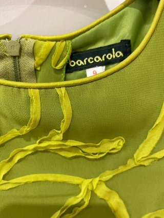 Vestido de niña verde para ocasiones especiales