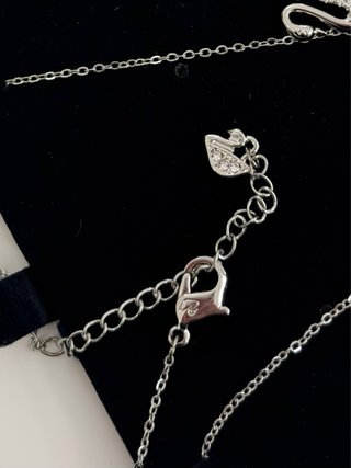 Set Swarovski Cigno Collana e Orecchini