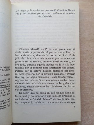 Cándido o un sueño siciliano. Leonardo Sciascia.